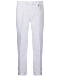 Santaniello - Pleated Tapered Trousers - Lyst