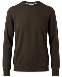 Diktat - Fine-Knit Crew-Neck Wool Sweater - Lyst