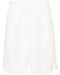 Costumein - Pleat-detail Linen Shorts - Lyst