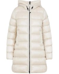 Moncler - Gewatteerde Jas Met Capuchon - Lyst