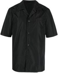 Ferragamo - Cuban-collar Button-up Shirt - Lyst