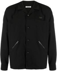 Undercover - Logo-embroidered Button-up Overshirt - Lyst