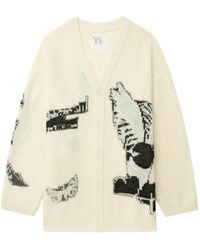 Y's Yohji Yamamoto - グラフィック カーディガン - Lyst