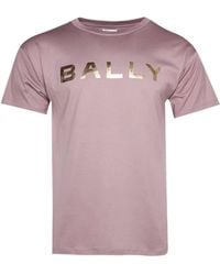 Bally - Camiseta con logo estampado - Lyst