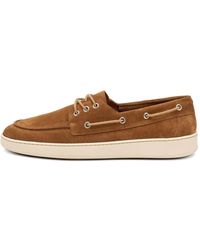 Frau - Suede Boat Shoes - Lyst