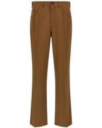 Marni - Pressed-Crease Trousers - Lyst
