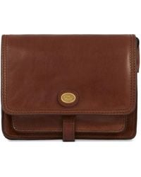 The Bridge - Story Donna Logo-Plaque Leather Cross Body Bag - Lyst