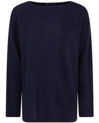Pierantoniogaspari - Ribbed-Knit Boat-Neck Sweater - Lyst