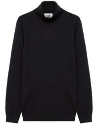 Alpha Studio - Roll-Neck Wool Sweater - Lyst