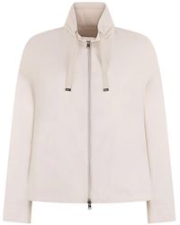 Herno - Chaqueta Con Cremallera Y Cuello Alto - Lyst