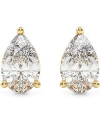 Diamond Essentials - Diamond Solitaire Earrings - Lyst