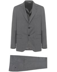 Caruso - Single-Breasted Notched-Lapel Suit - Lyst