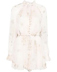 Zimmermann - フローラル ロンパース - Lyst