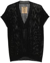 Uma Wang - V-Neck Textured Top - Lyst
