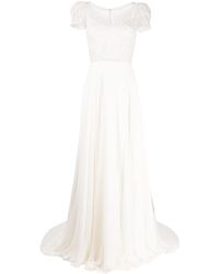 Jenny Packham - Hedvig Puff-sleeve Bridal Gown - Lyst