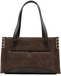 JW Anderson - Cabas À Coutures Contrastantes En Daim - Lyst