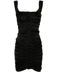 Patrizia Pepe - Off-Shoulder Draped Mini Dress - Lyst
