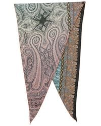 Pierre Louis Mascia - Paisley-Print Triangular Scarf - Lyst