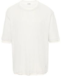 Jil Sander - Layered Cotton T-Shirt - Lyst