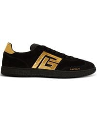 Balmain - Swan Sneakers Aus Wildleder - Lyst