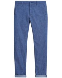 Dondup - Rolled-Cuff Cotton Trousers - Lyst