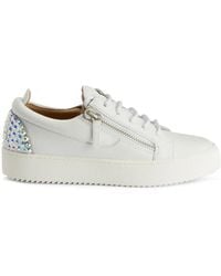 Giuseppe Zanotti - Gail Rhinestone-Embellished Sneakers - Lyst