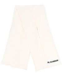 Jil Sander - Scarfs Cream - Lyst