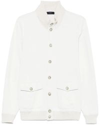 Fay - Jersey Bomber Jacket - Lyst