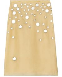 Tory Burch - Embellished Mirror Skirt - Lyst