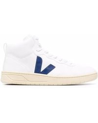 Veja - Logo-Patch Lace-Up Sneakers - Lyst