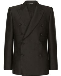 Dolce & Gabbana - モノグラム ダブルジャケット - Lyst