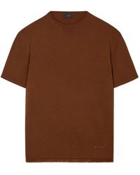 Alanui - Fringed Logo-Embroidered T-Shirt - Lyst