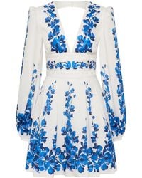 Rebecca Vallance - Robe Courte À Fleurs - Lyst