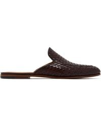 Magnanni - Woven Leather Slippers - Lyst