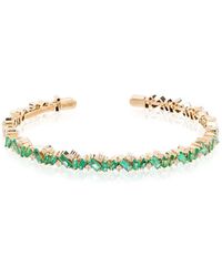 Suzanne Kalan - 18Kt Fireworks Emerald Frenzy Bracelet - Lyst