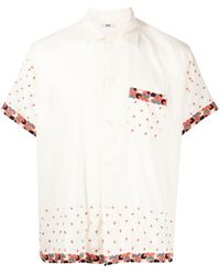 Bode - Embroidered Design Cotton Shirt - Lyst