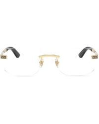 Versace - Rahmenlose Brille - Lyst