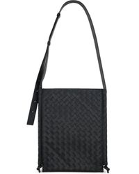 Bottega Veneta - Intrecciato Leather Crossbody Bag - Lyst