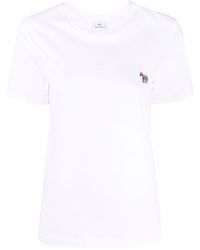 PS by Paul Smith - Logo-patch Organic Cotton T-shirt - Lyst