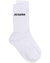 Jacquemus - Logo-jacquard Ribbed Socks - Lyst