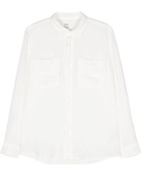 Altea - Linen Chambray Shirt - Lyst