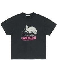 Carne Bollente - Bunny Style Graphic-Print T-Shirt - Lyst
