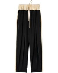 Jil Sander - Pantalones De Chándal Rectos Con Cordones - Lyst