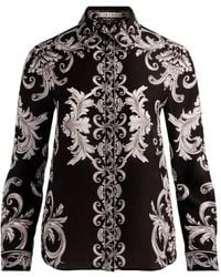 Alice + Olivia - Willa Silk Blouse - Lyst