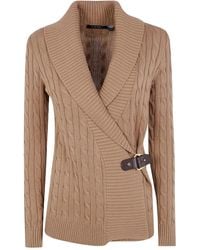 Ralph Lauren - Cardigan Con Fibbia - Lyst