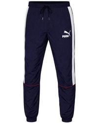 PUMA - Stripe Woven Track Pants - Lyst