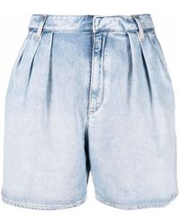 DSquared² - Hoch sitzende Jeans-Shorts - Lyst