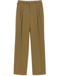 Ami Paris - Pantalones anchos con detalle de etiqueta - Lyst