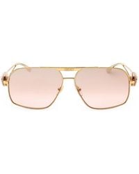 Versace - Geometric-Frame Sunglasses - Lyst
