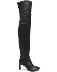 Patrizia Pepe - 75Mm Nappa Leather Thigh-High Boots - Lyst